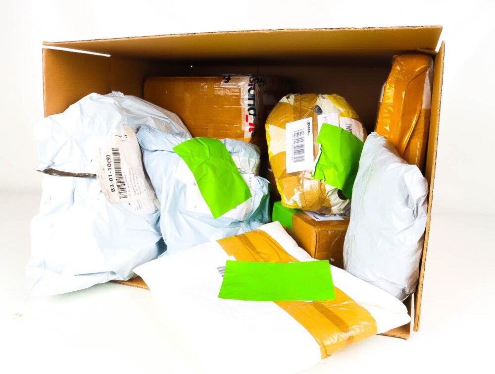 XL Doos met Verloren & Retour Postpakketten