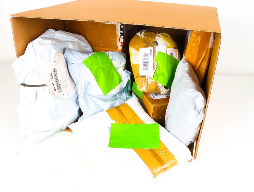 XL Doos met Verloren & Retour Postpakketten