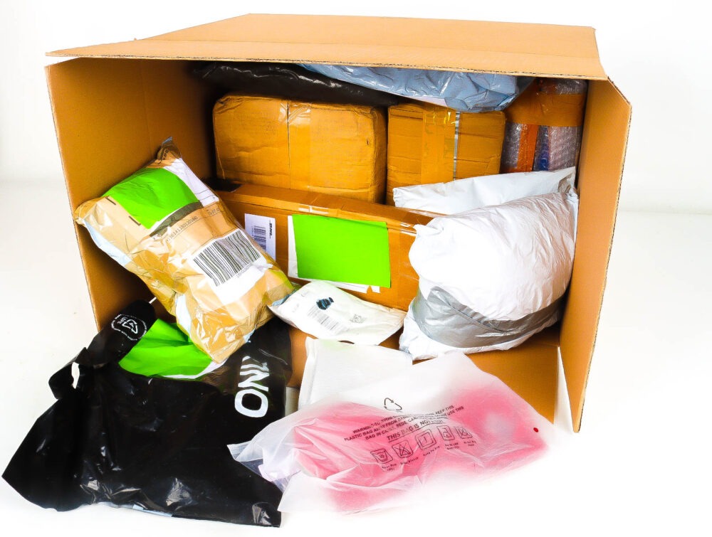 XL Doos met Verloren & Retour Postpakketten