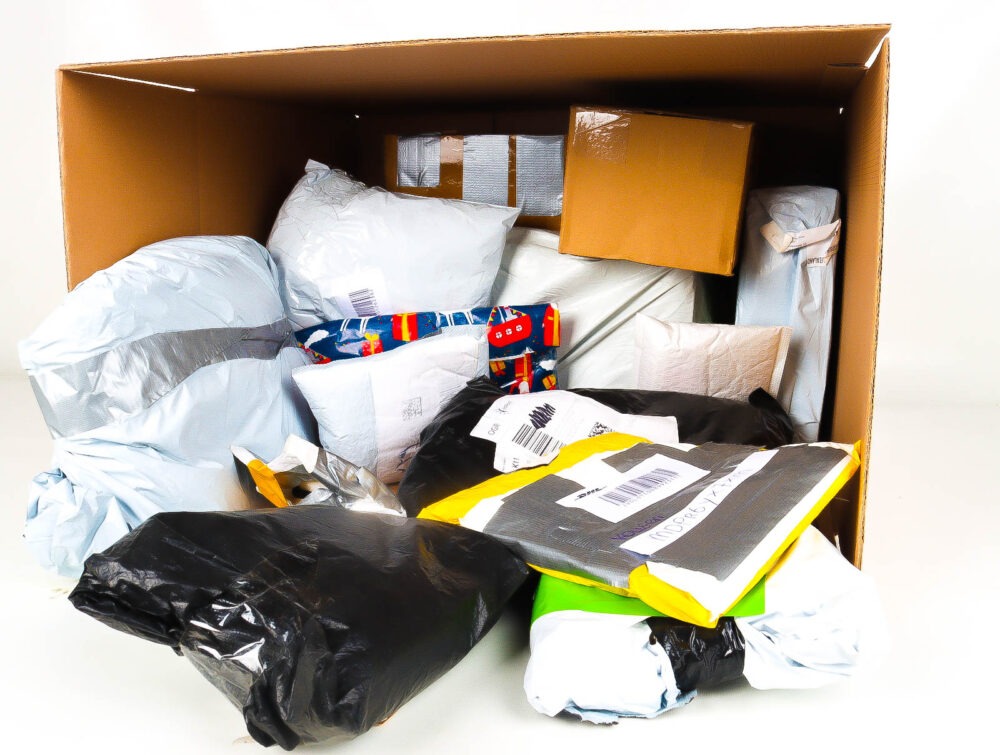 XL Doos met Verloren & Retour Postpakketten