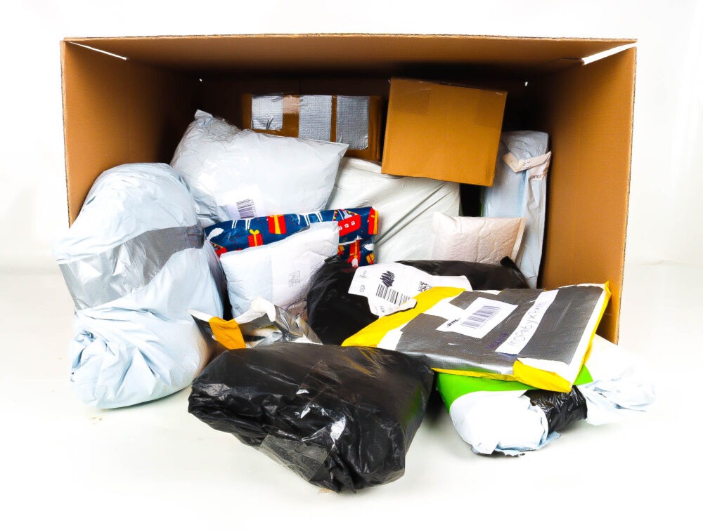 XL Doos met Verloren & Retour Postpakketten