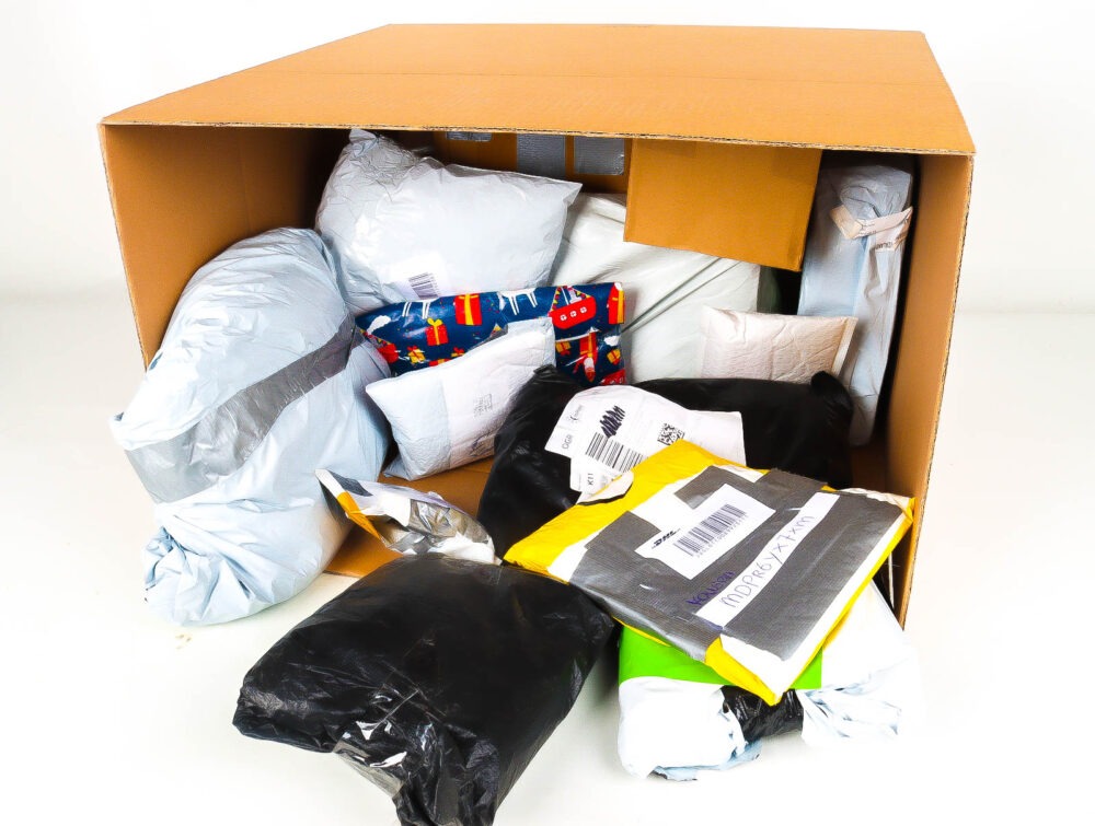 XL Doos met Verloren & Retour Postpakketten