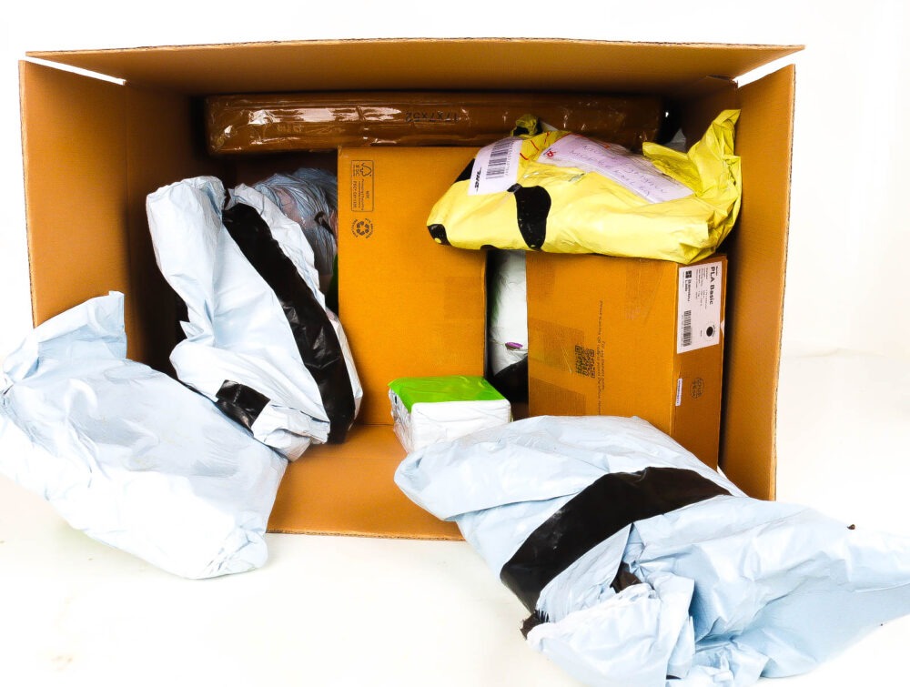 XL Doos met Verloren & Retour Postpakketten