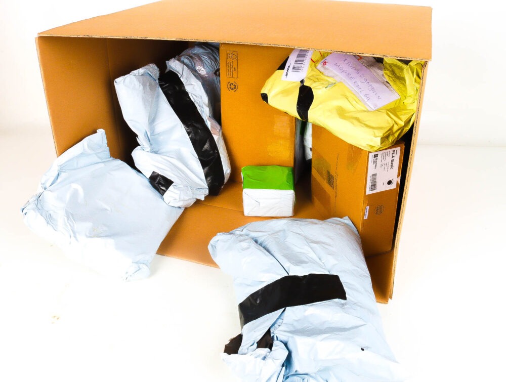 XL Doos met Verloren & Retour Postpakketten