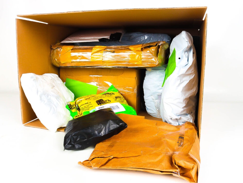XL Doos met Verloren & Retour Postpakketten