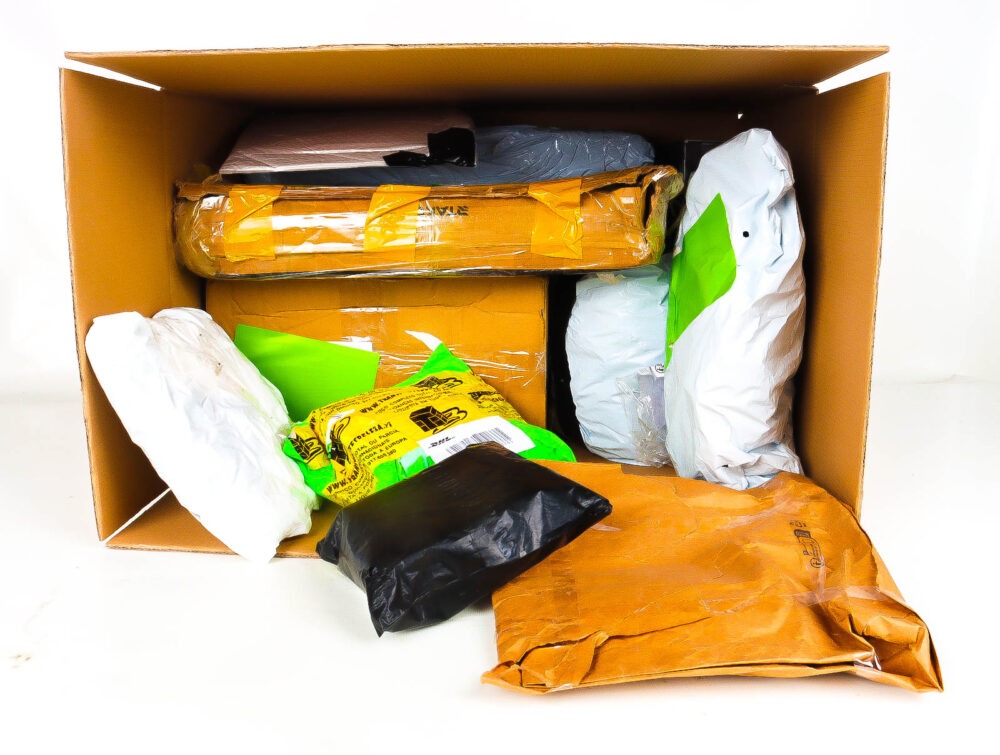 XL Doos met Verloren & Retour Postpakketten