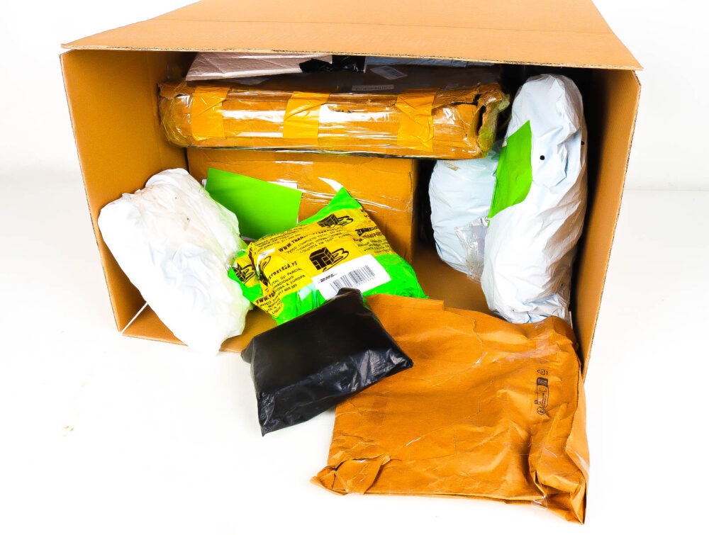XL Doos met Verloren & Retour Postpakketten