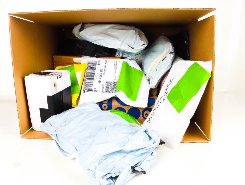 XL Doos met Verloren & Retour Postpakketten