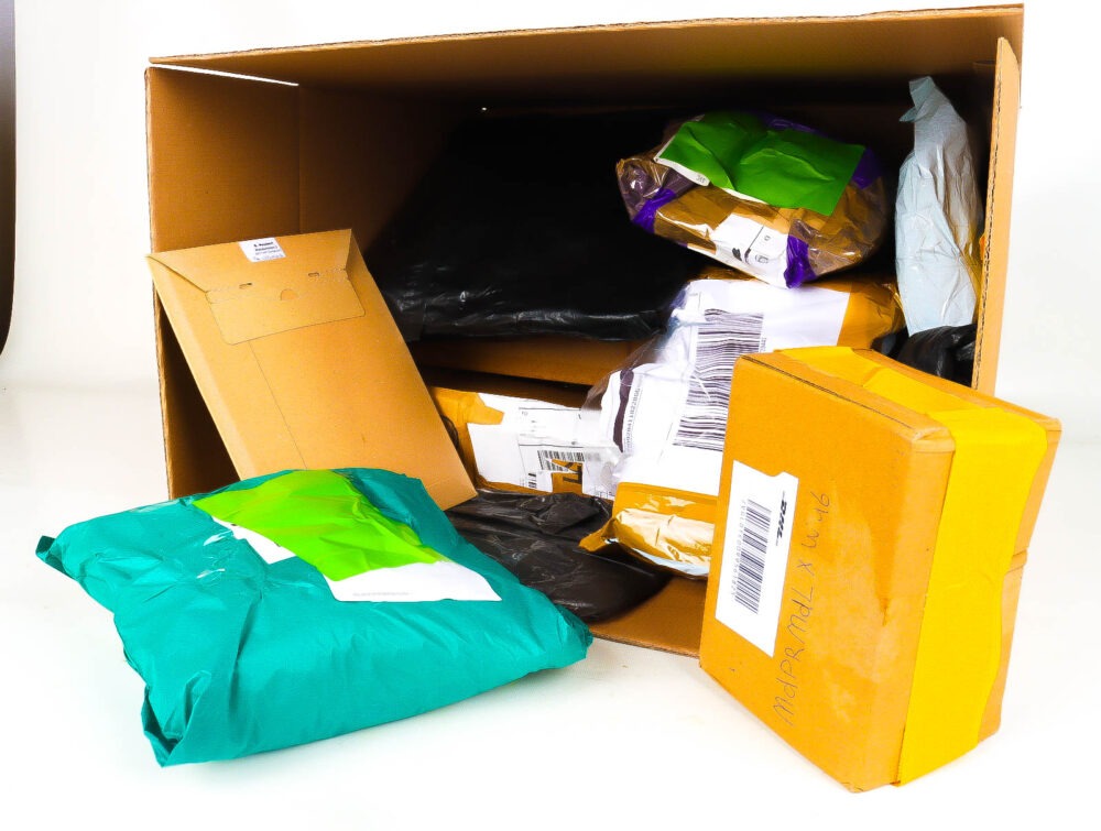 XL Doos met Verloren & Retour Postpakketten