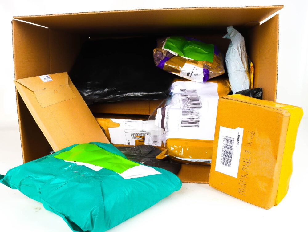 XL Doos met Verloren & Retour Postpakketten
