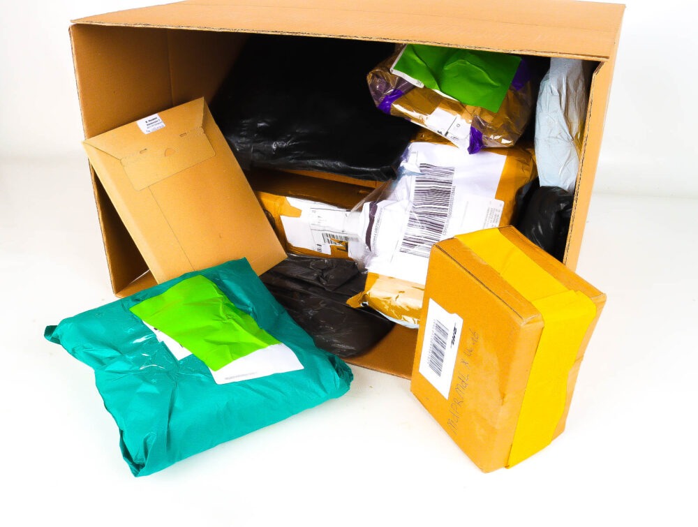 XL Doos met Verloren & Retour Postpakketten