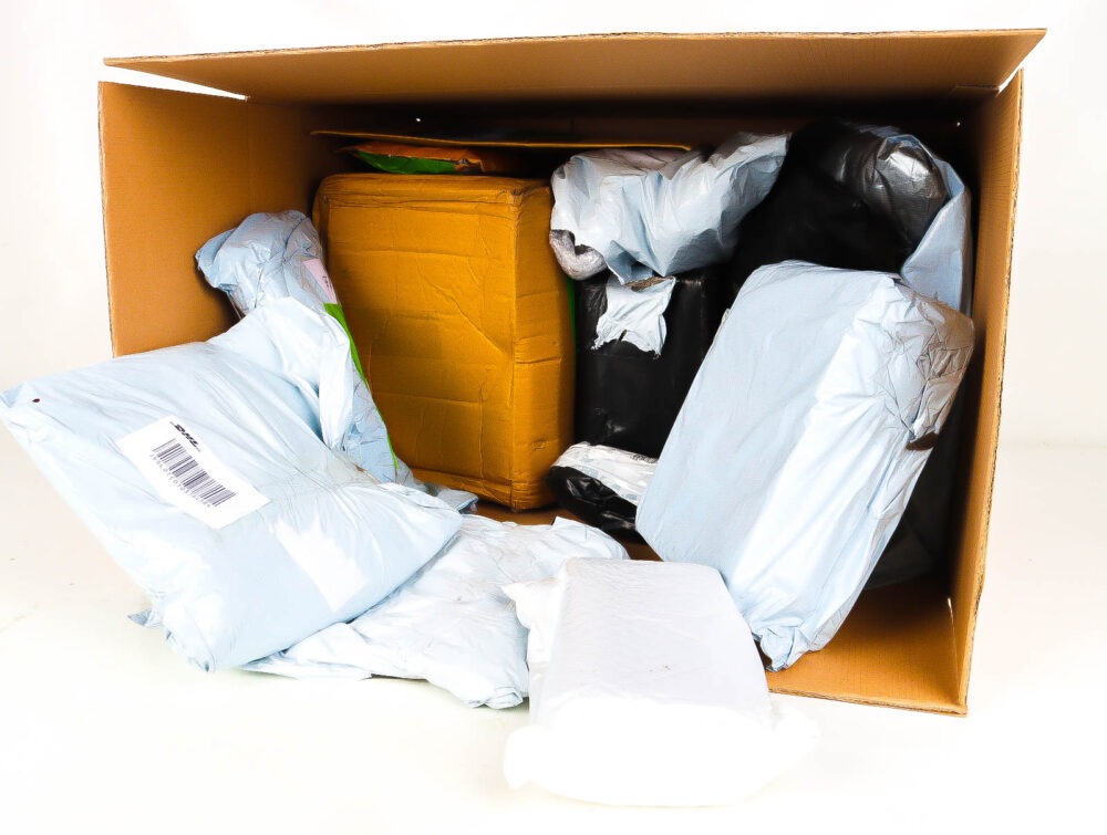 XL Doos met Verloren & Retour Postpakketten