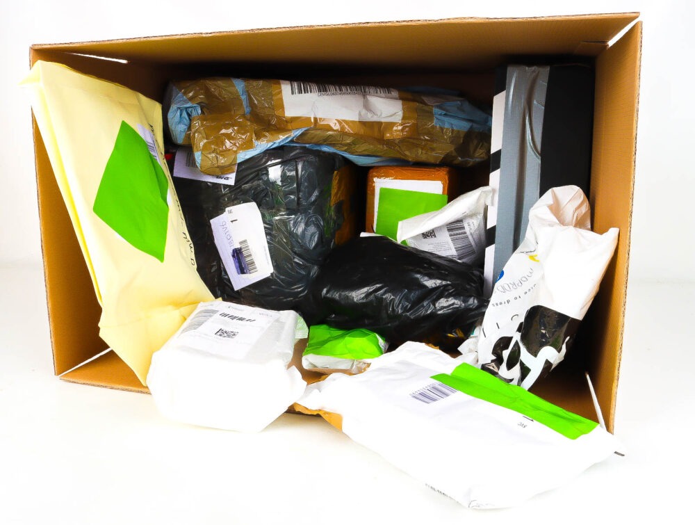 XL Doos met Verloren & Retour Postpakketten