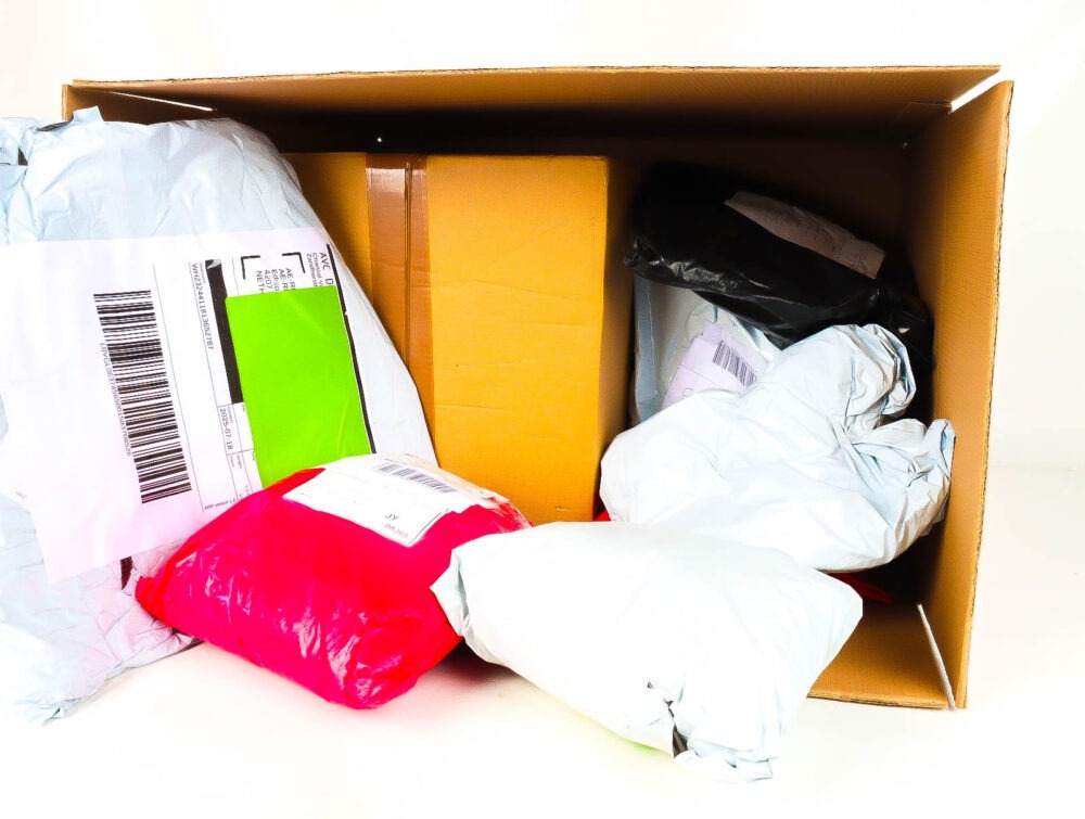 XL Doos met Verloren & Retour Postpakketten