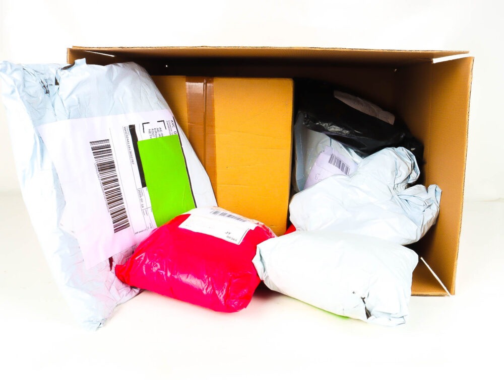 XL Doos met Verloren & Retour Postpakketten