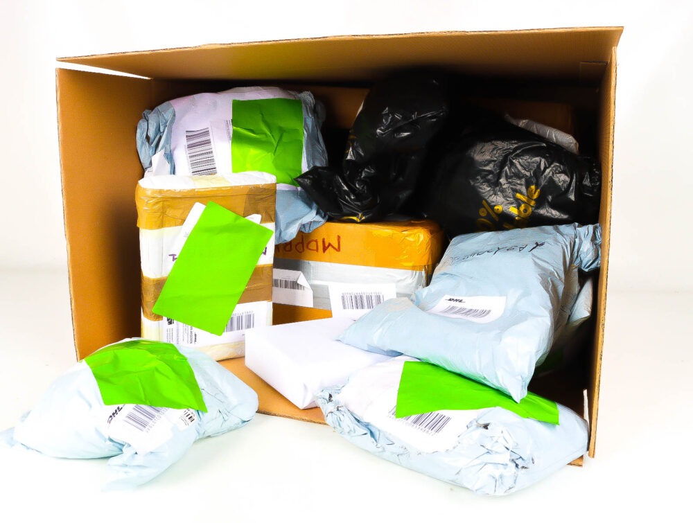 XL Doos met Verloren & Retour Postpakketten