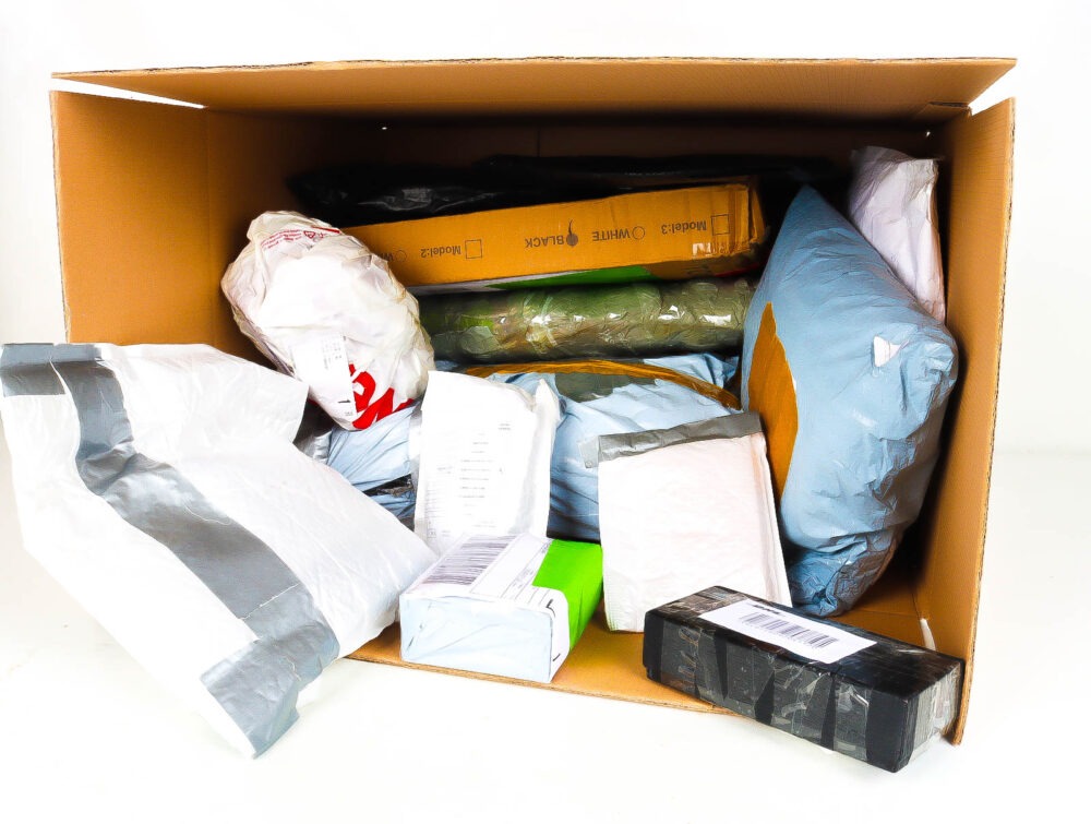 XL Doos met Verloren & Retour Postpakketten