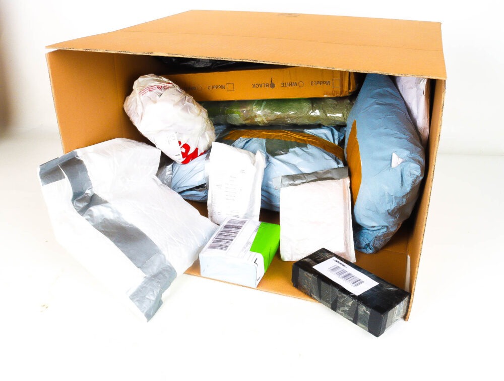 XL Doos met Verloren & Retour Postpakketten
