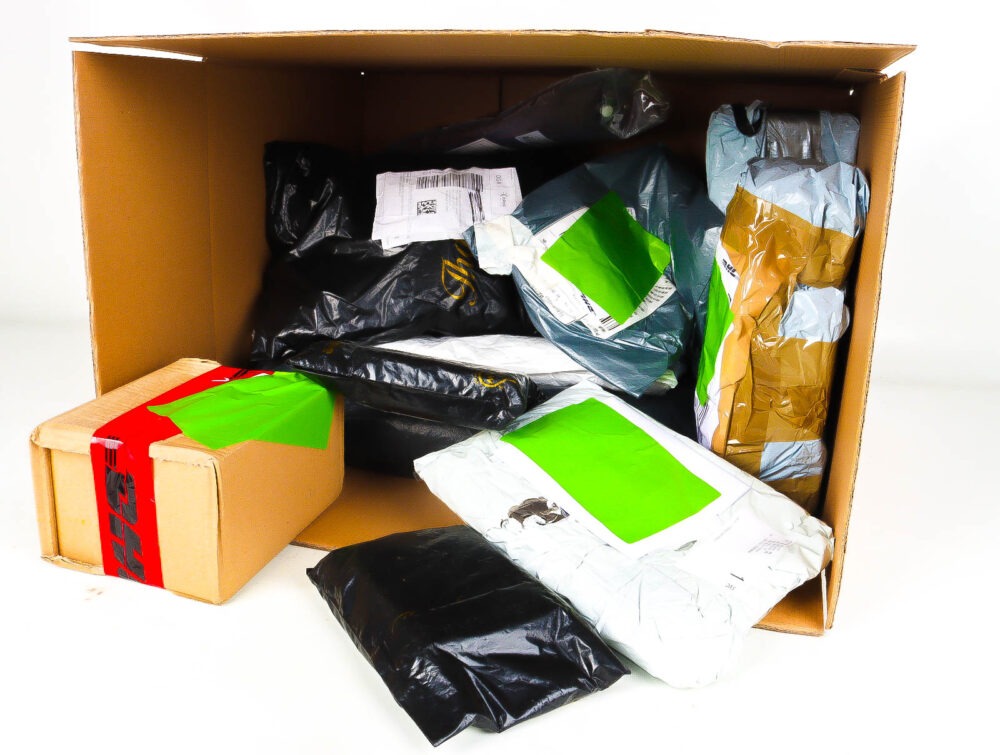 XL Doos met Verloren & Retour Postpakketten