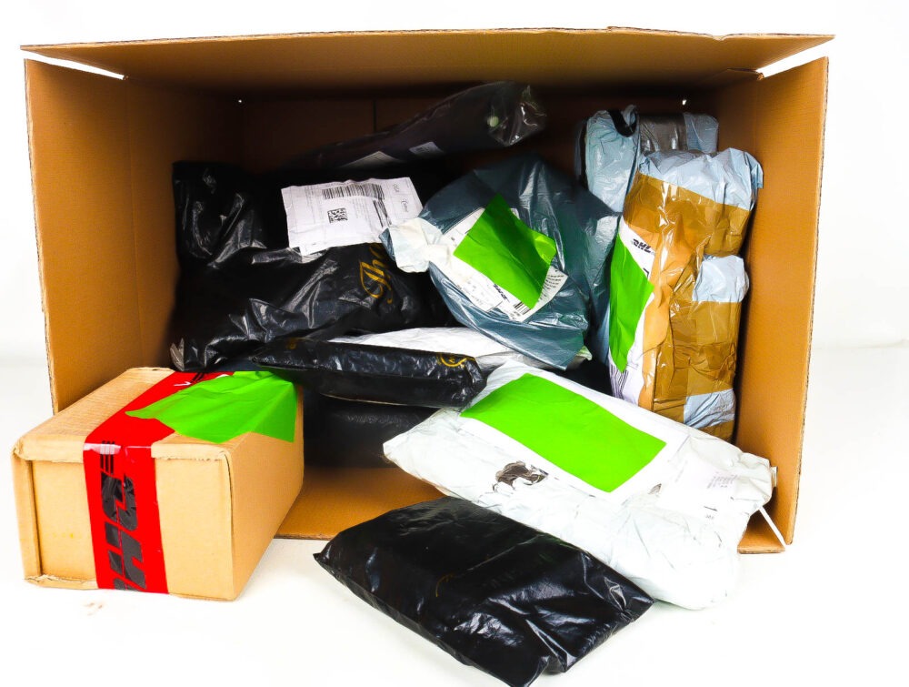 XL Doos met Verloren & Retour Postpakketten