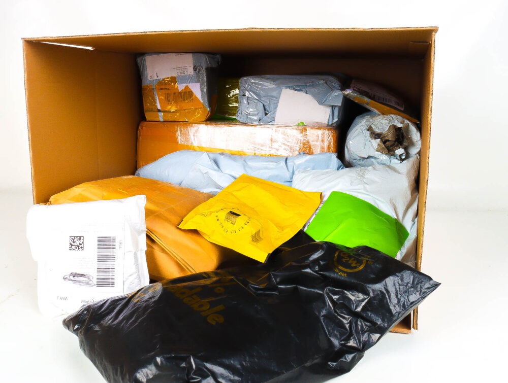 XL Doos met Verloren & Retour Postpakketten