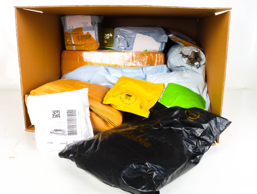 XL Doos met Verloren & Retour Postpakketten