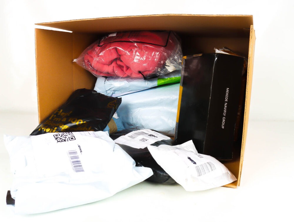 XL Doos met Verloren & Retour Postpakketten