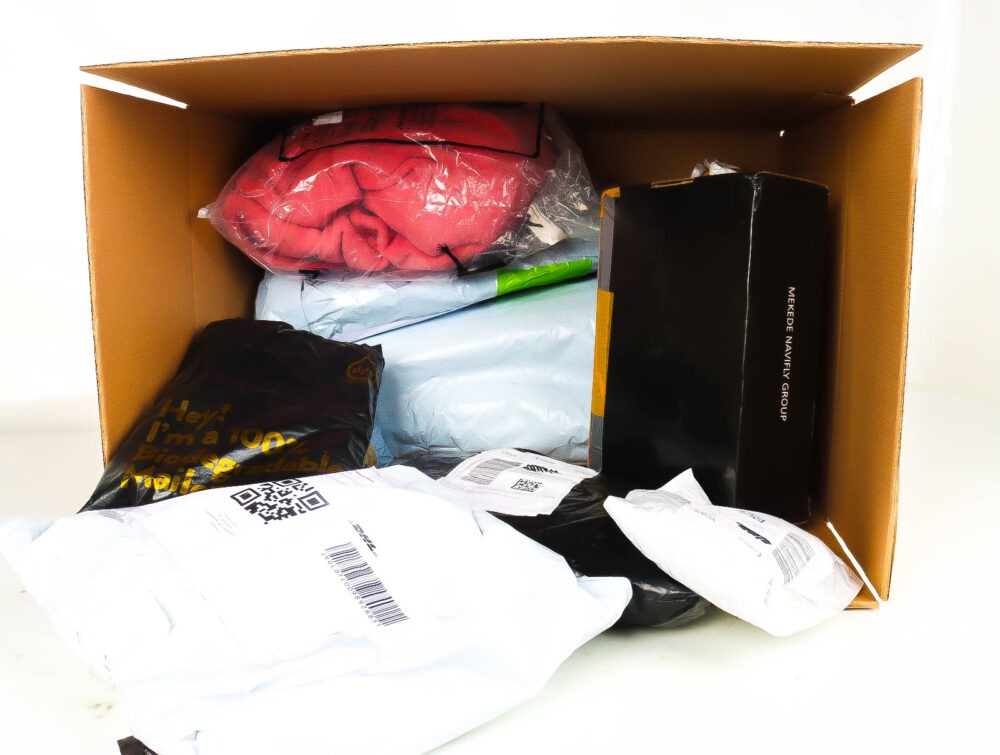 XL Doos met Verloren & Retour Postpakketten