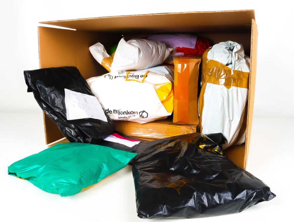 XL Doos met Verloren & Retour Postpakketten