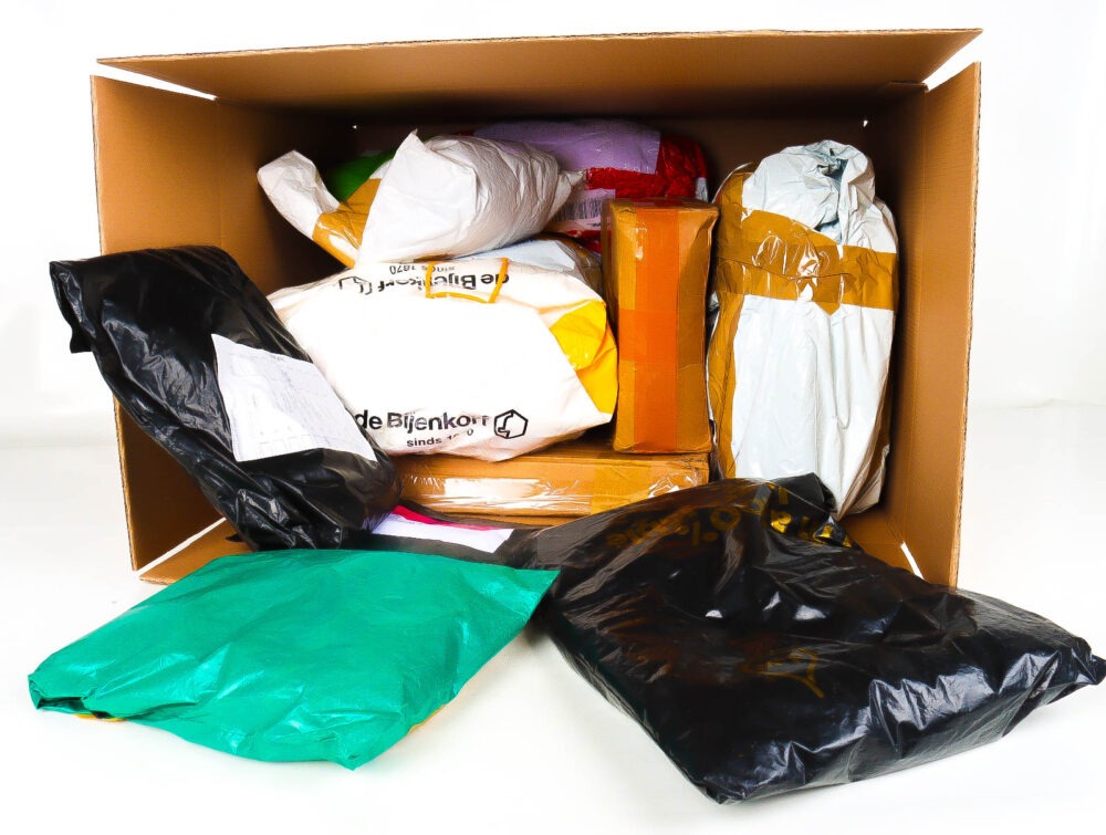 XL Doos met Verloren & Retour Postpakketten
