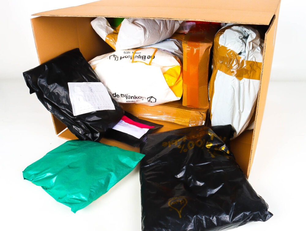 XL Doos met Verloren & Retour Postpakketten