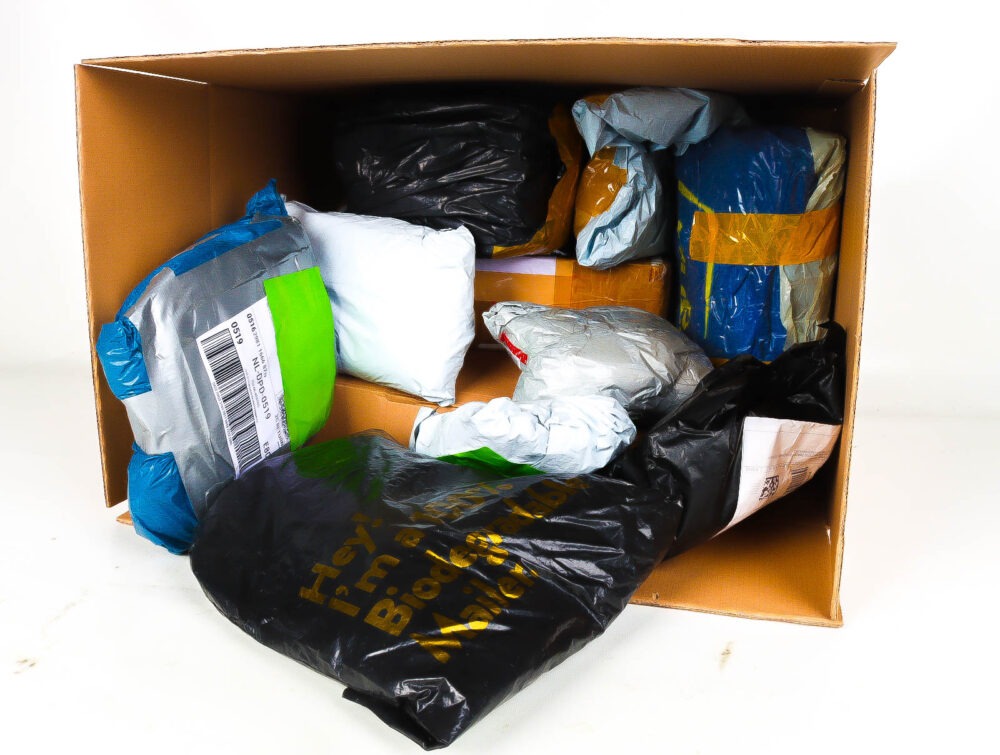 XL Doos met Verloren & Retour Postpakketten