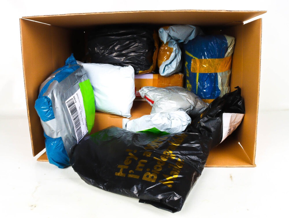XL Doos met Verloren & Retour Postpakketten