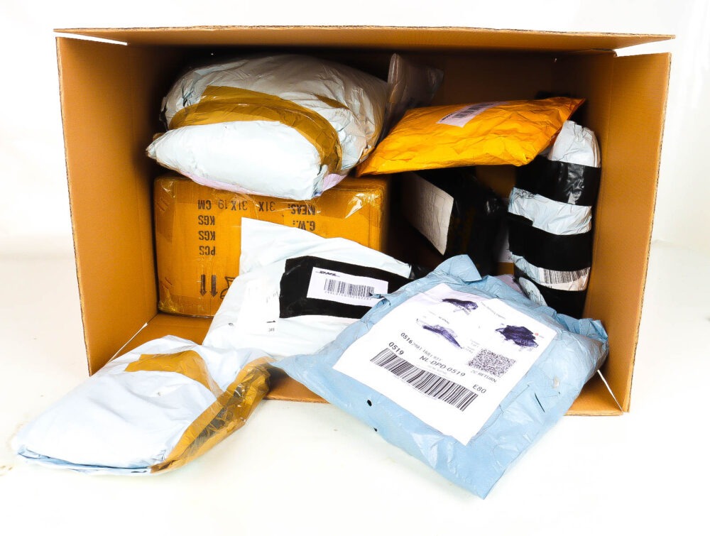 XL Doos met Verloren & Retour Postpakketten