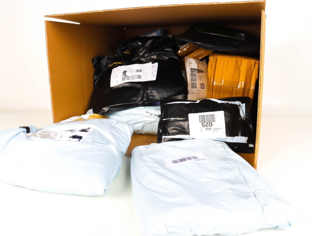 XL Doos met Verloren & Retour Postpakketten
