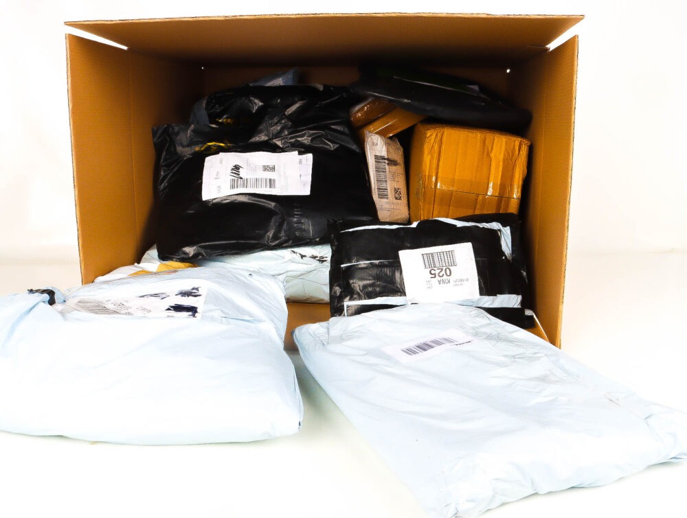 XL Doos met Verloren & Retour Postpakketten