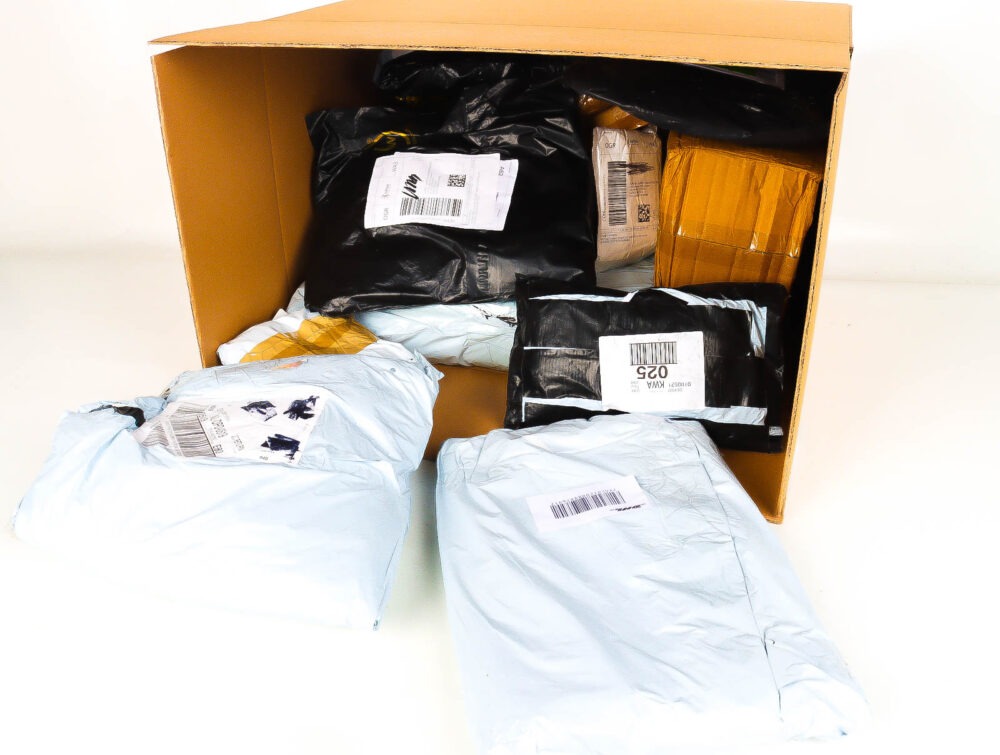XL Doos met Verloren & Retour Postpakketten