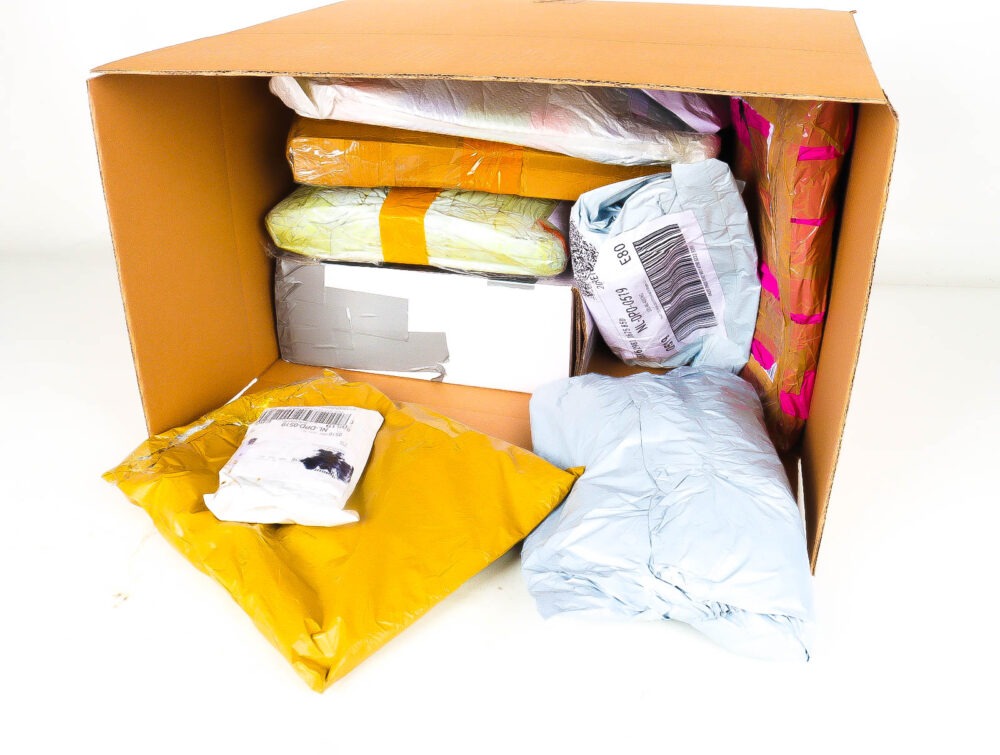 XL Doos met Verloren & Retour Postpakketten