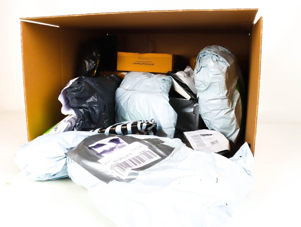XL Doos met Verloren & Retour Postpakketten