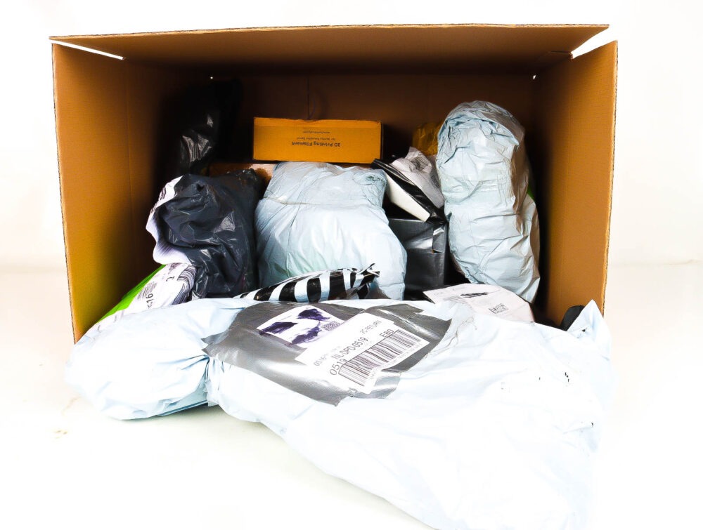 XL Doos met Verloren & Retour Postpakketten