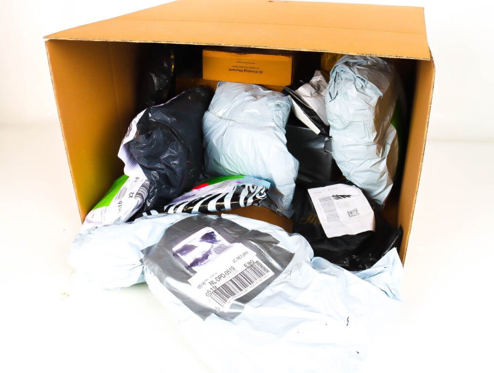 XL Doos met Verloren & Retour Postpakketten