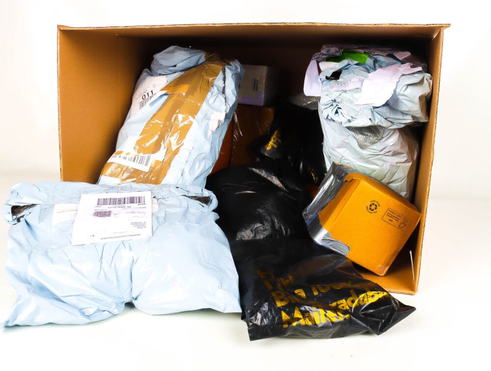 XL Doos met Verloren & Retour Postpakketten