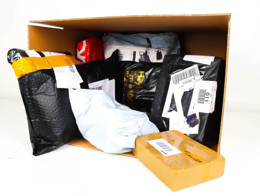 XL Doos met Verloren & Retour Postpakketten