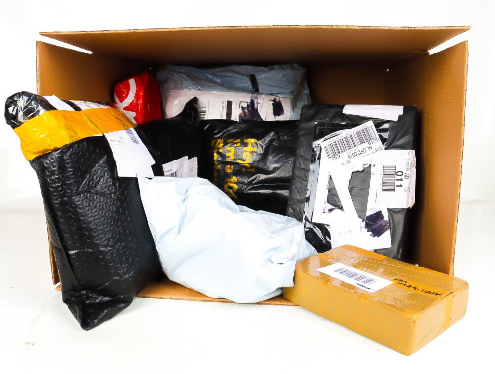 XL Doos met Verloren & Retour Postpakketten