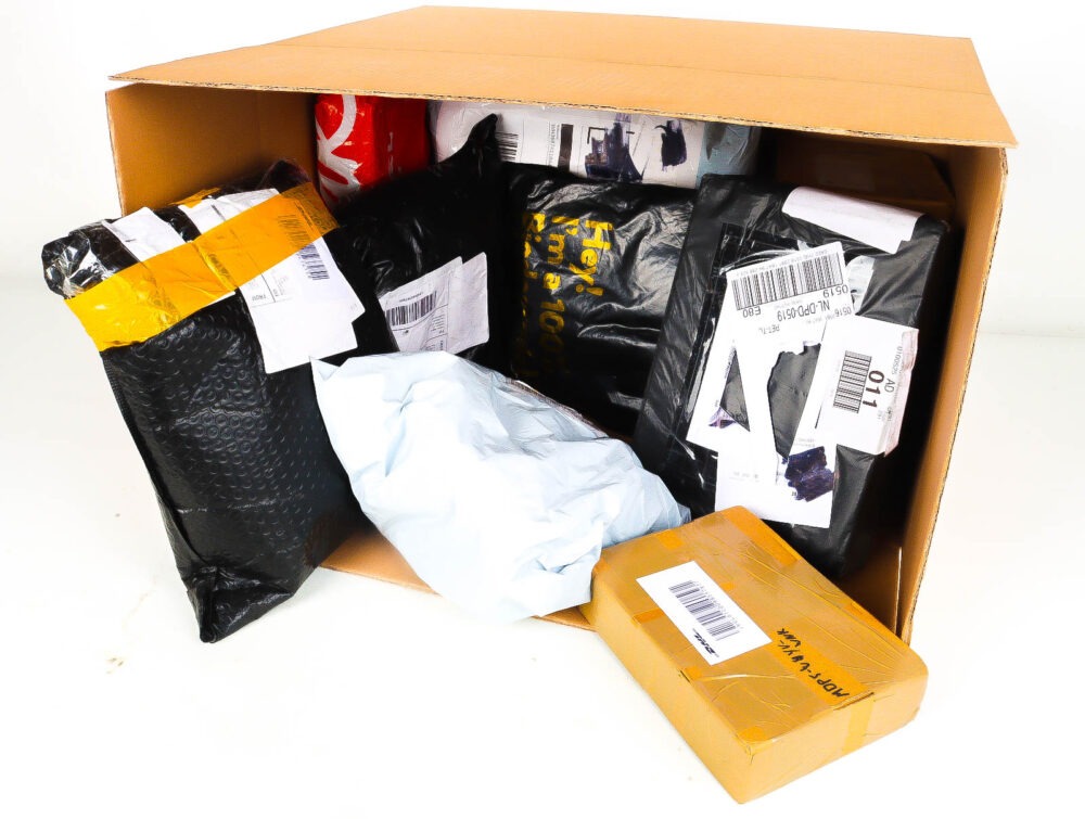XL Doos met Verloren & Retour Postpakketten