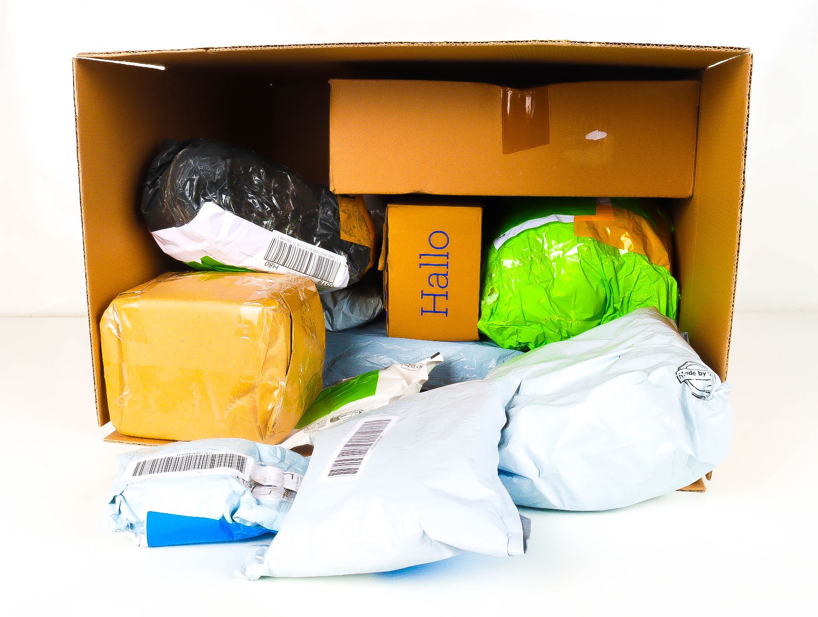 XL Doos met Verloren & Retour Postpakketten