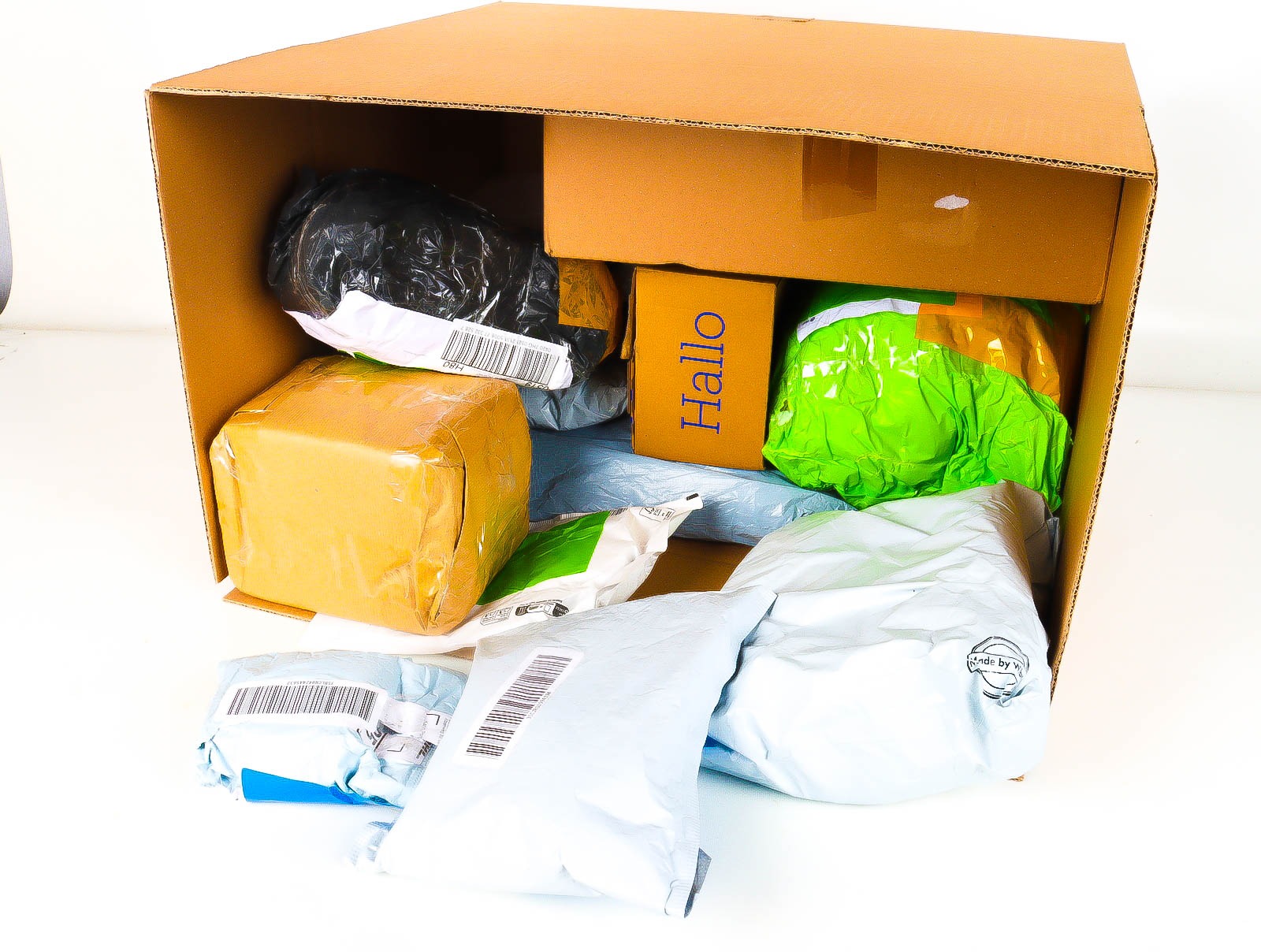 XL Doos met Verloren & Retour Postpakketten