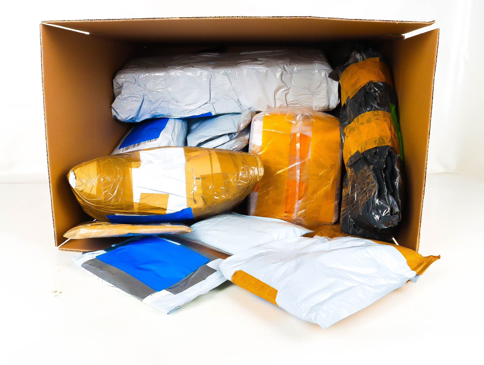 XL Doos met Verloren & Retour Postpakketten