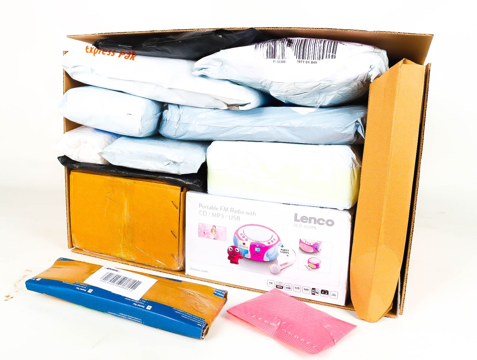 XL Doos met Verloren & Retour Postpakketten