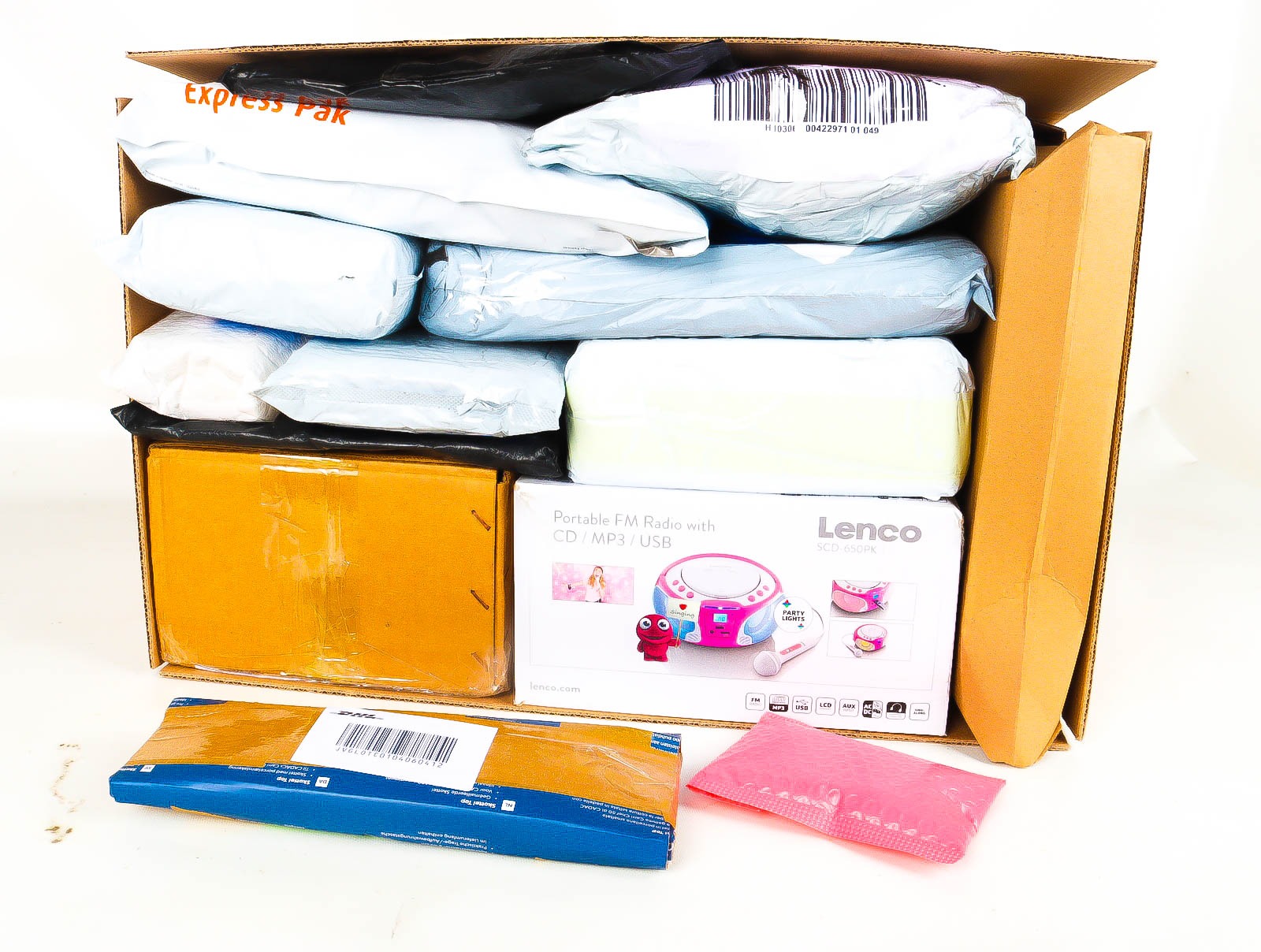 XL Doos met Verloren & Retour Postpakketten